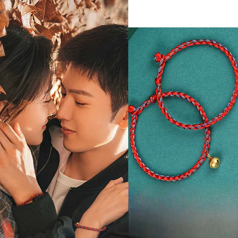 

Hanrted Red Rope Bracelet for Men And Women Zhang Zhe Yuan Designed Luy Year Bracelet Faionable Jewelry Accory