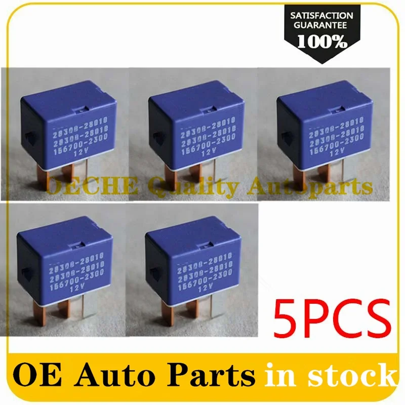 5PCS 28300-28010 2830028010  Starter Relay 4Pin 12V For Toyota Corolla 4Runner Scion Lexus ES350 IS250