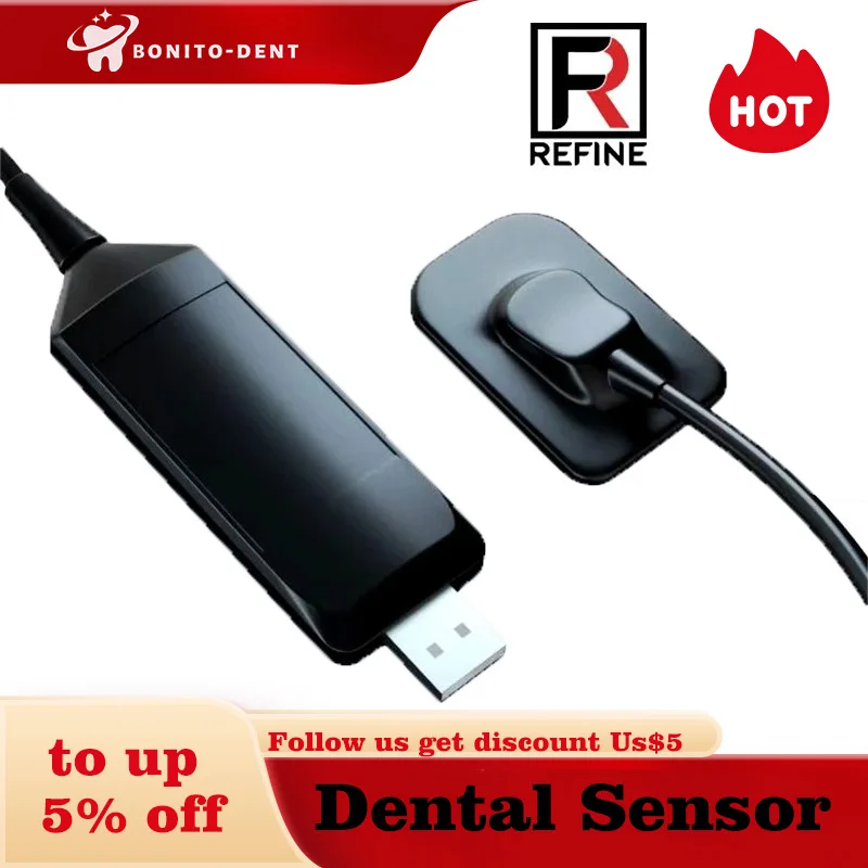 REFINE 30% Off Professional Dental Equipment Bigger Active Area Technology Digital Dental xray Intraoral Sensor For Dental