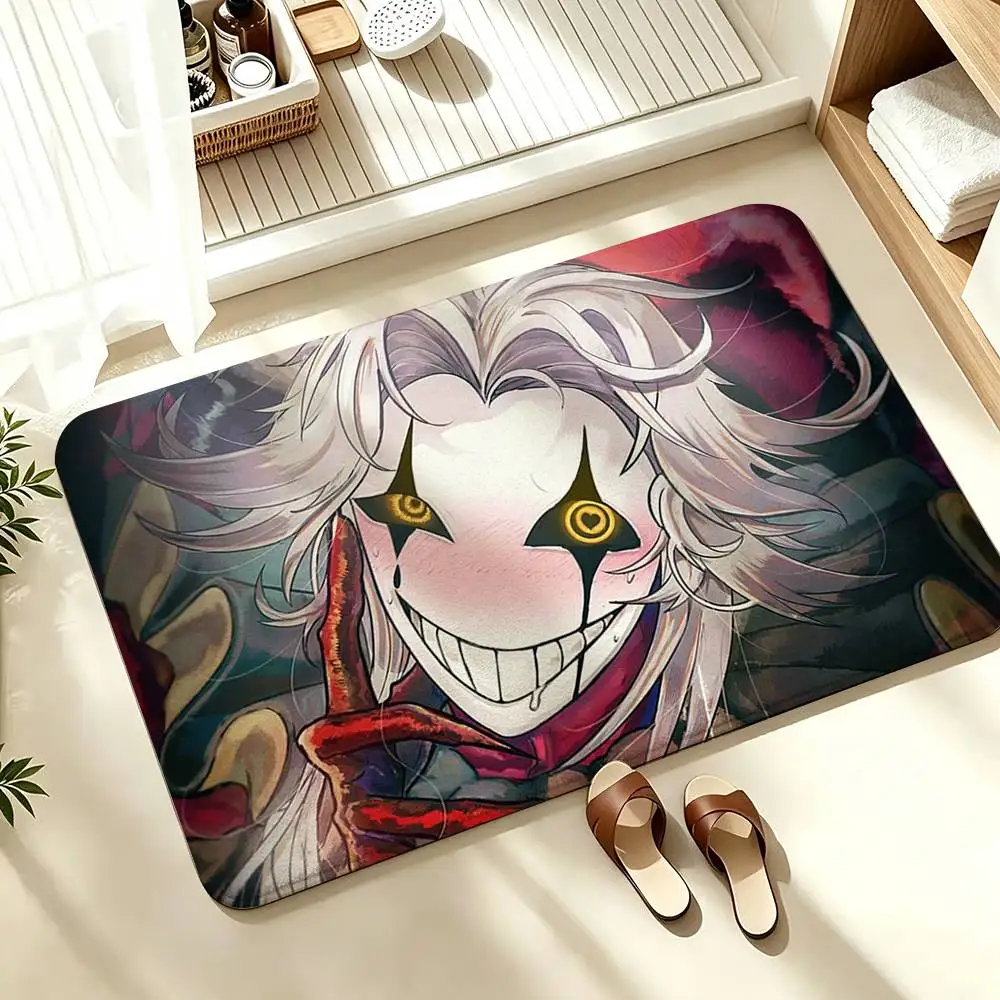 COOL The F-Freak C-Circus Pierrot  Soft Absorbent Decorative Floor Mat for Bathroom Entryway Living Room
