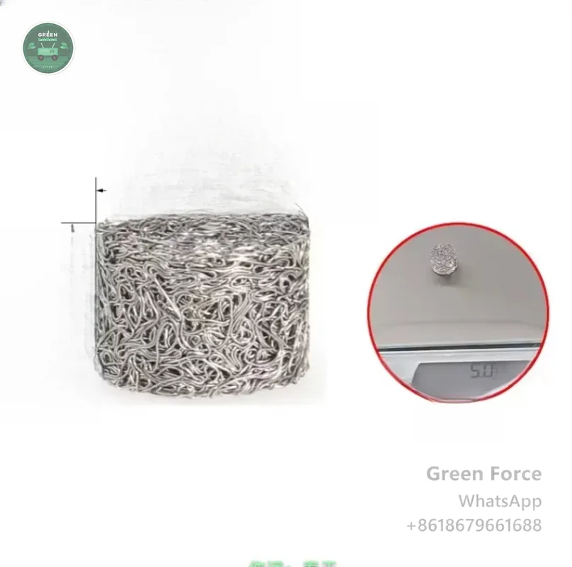 304 Stainless Steel Compressed Knitted Mesh Core for Snow Foam Spray Nozzles