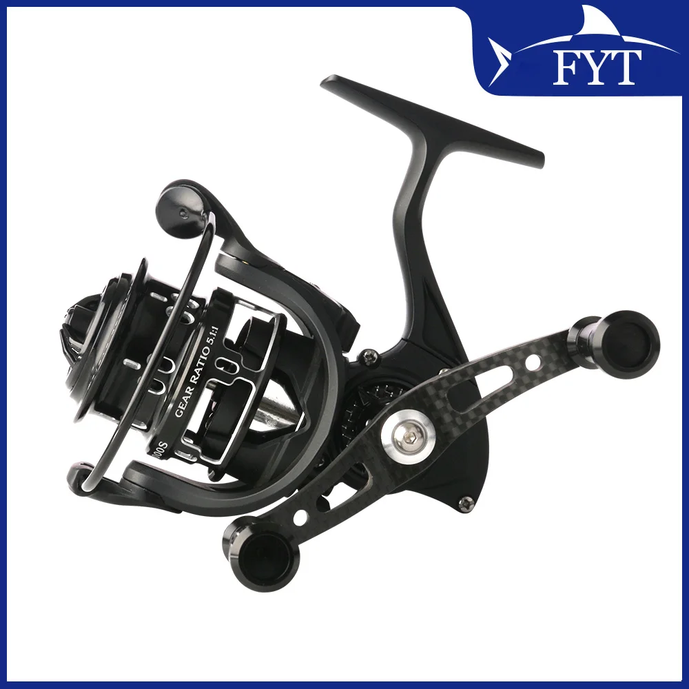 Carretes giratorios ligeros ST1000 ST2000 ST3000, carrete de agua salada 5,1: 1, aparejos de pesca para trucha, Peche, Bass Coil