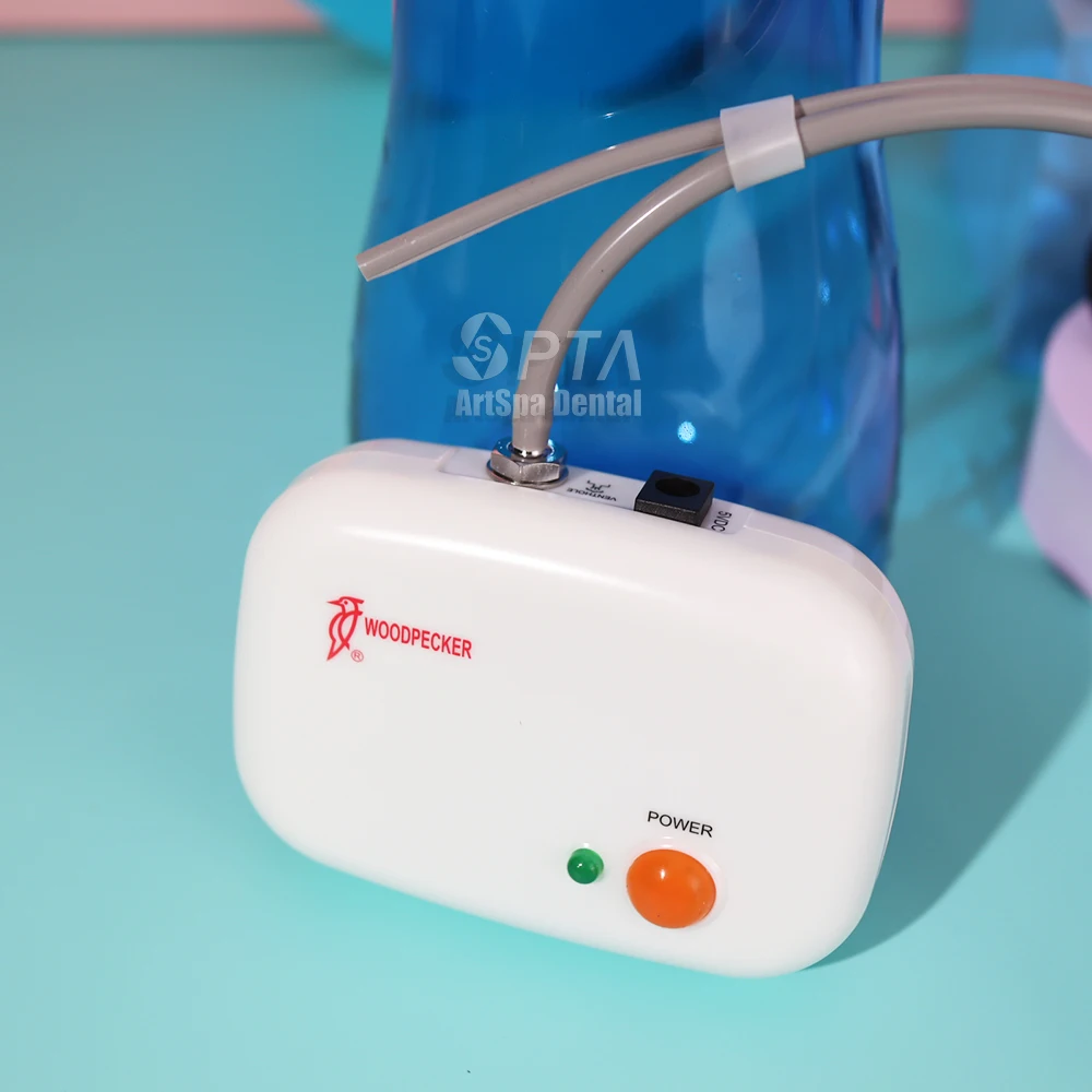 Woodpeck-botella de agua Dental, sistema de suministro automático para escalador piezoeléctrico, modelo AT-1, tubo de entrada de aire ultrasónico