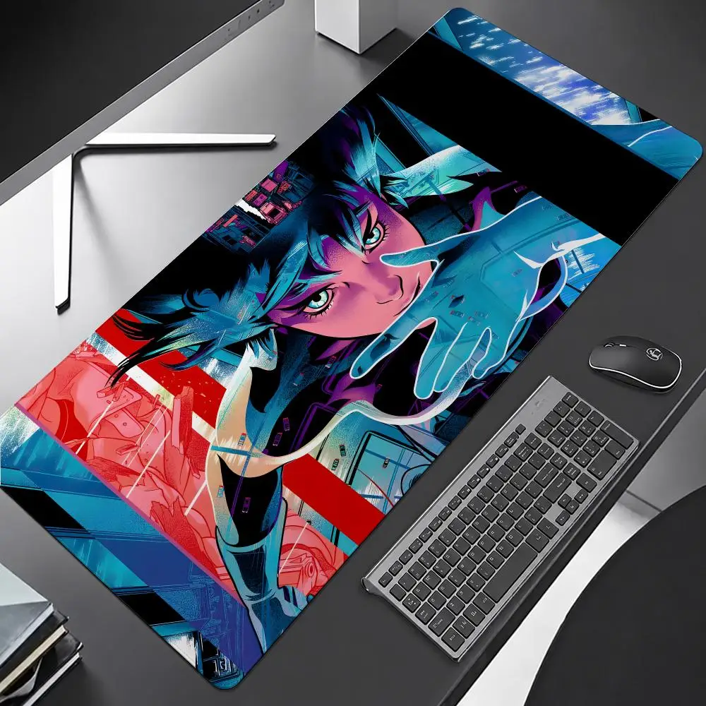 Ghost In The Shell Mouse Pad Mouse Pad Anti-Slip Rubber Base Extended Desk Mat For Gamers Office Computer Accessories