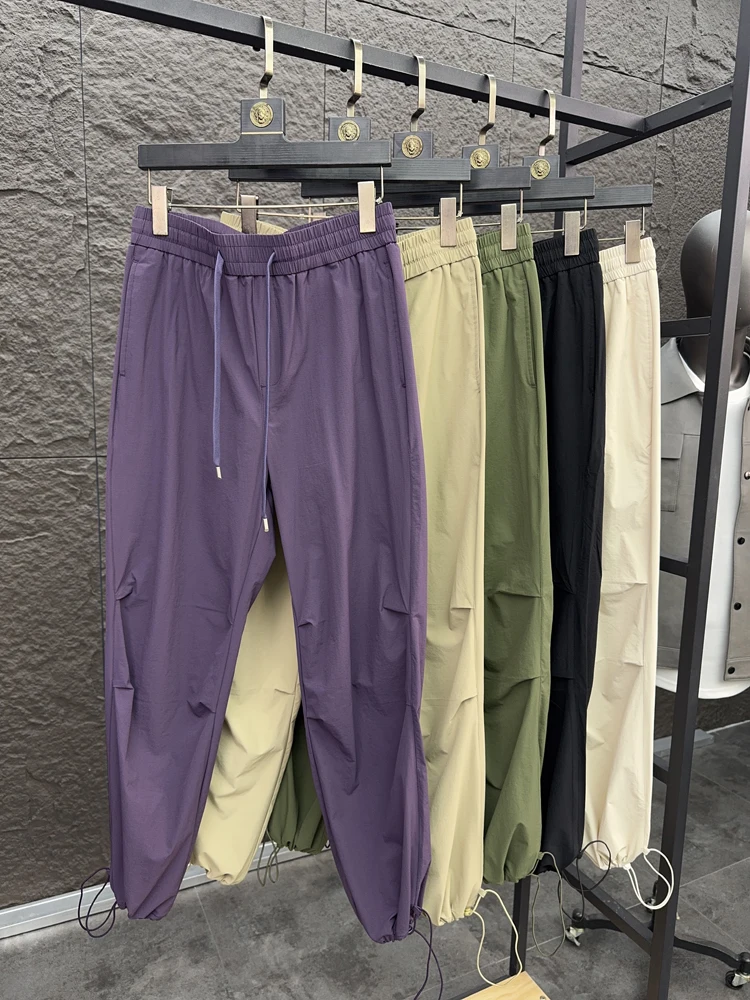 

Svip Men's Slim Fit Casual Pants Spring Summer Outdoor Breathable Tear Resistant Ankle Length Cone ape Leisure Trousers