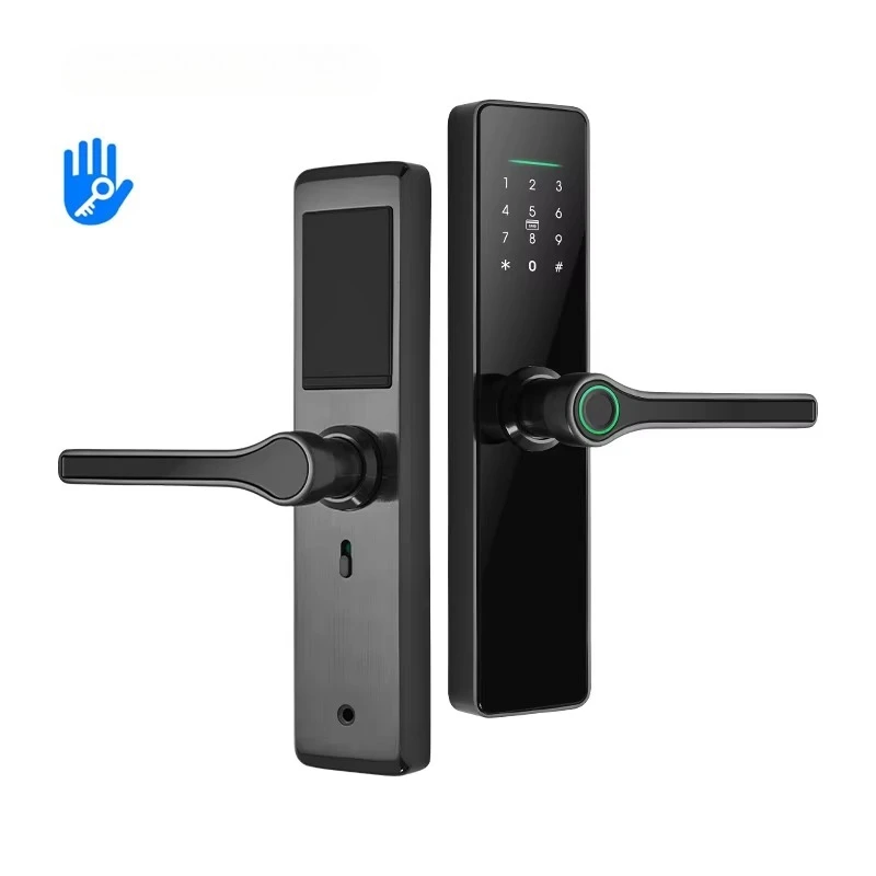 Stainless Steels Fingerprint Password Security Door Lock Wholesale Factory Selling TTlock Version Optional