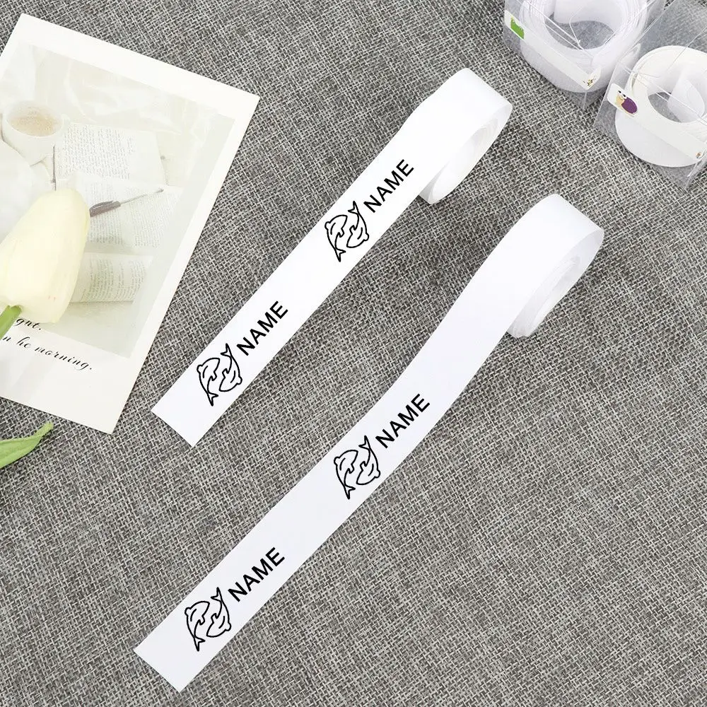 Durable Washable Sewing Accessories Garment Fabric Tags Printing Tape Clothing Marker Name Labels