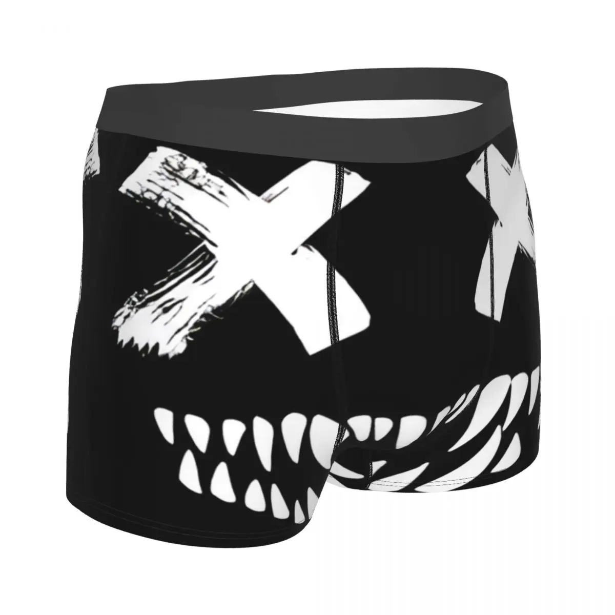 Street Arts Demon Smile Underpants Homme Panties Male Underwear Print Couple Sexy Set Calecon