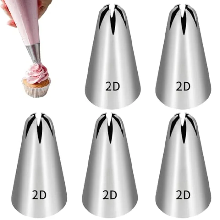 

5 Pcs 2D Ping T, 304 Stains Steel Ping Ts, Coe And Cake Decorating, Diy Cream.
