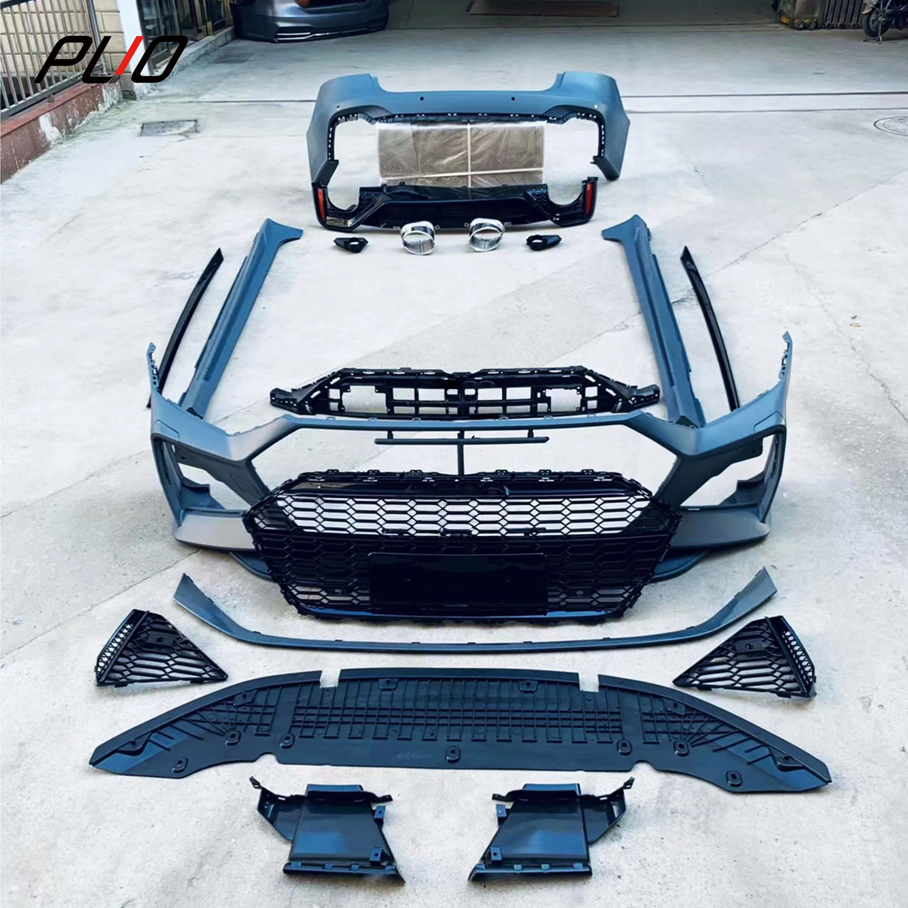 

Комплект обвесов для Audi A7 2019-2021: Обновление до модели RS7 — передний и задний бамперы, пороги