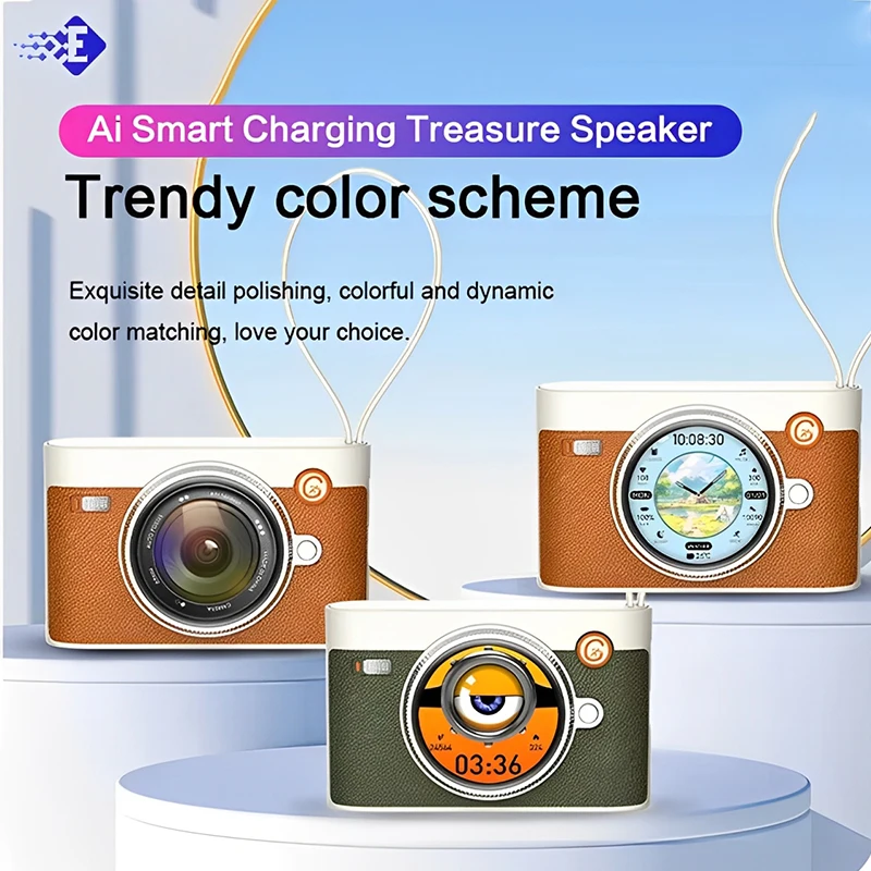 

Ретро AI Smart HD Динамик с дисплеем и многофункциональным HD-экраном Поддержка Bluetooth-вызовов Электронная книга Телефон Быстрое зарядное устройство