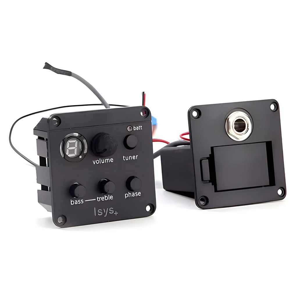 Akustische Gitarre Pickup Akustische Gitarre Vorverstärker Klassische Akustische Gitarre EQ Tuner Piezo Pickup Onboard Vorverstärker für Fishman ISYS+