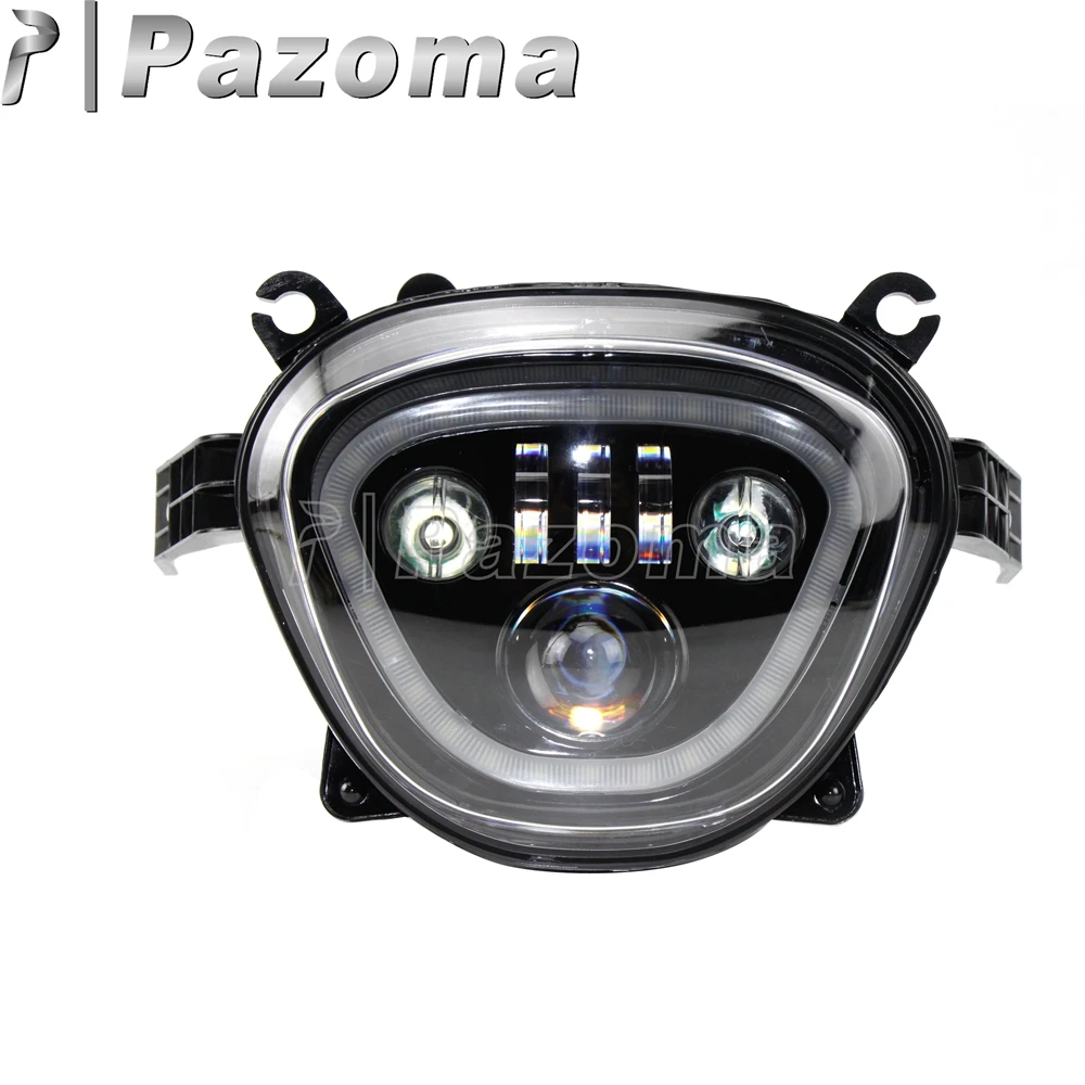 10-30V Motorcycle DRL Headlights Front Lamp High/Low Beam LED Headlamp Head Lgiht For Suzuki Boulevard M109R M90 C90 2008-2019