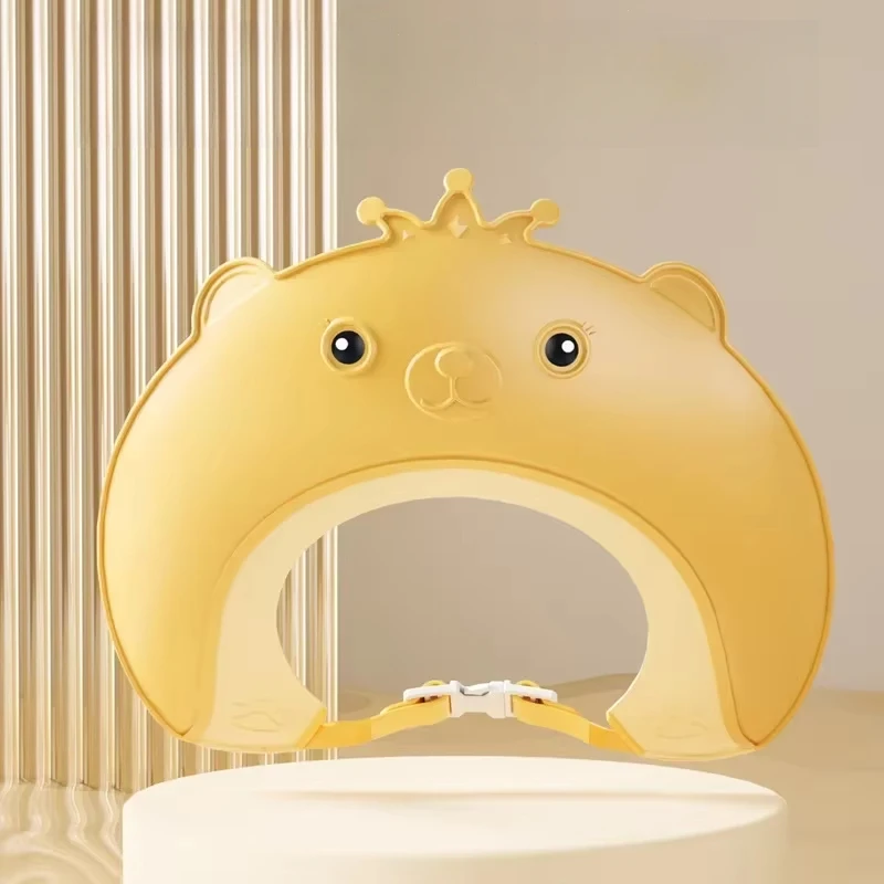 Baby Hair Shampooer Children's Water Cap Hair Wash Ear Protector Baby Bath Caps Waterproof Hair Shampooer-Caps for Childrens