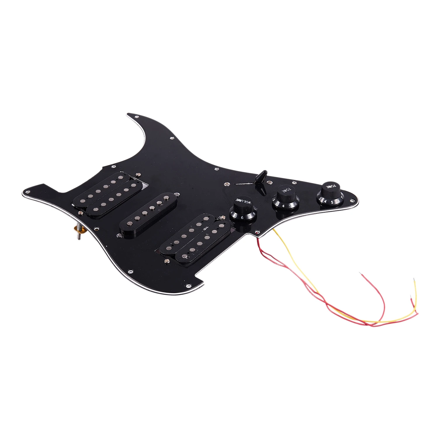 Loaded Prewired Electric Guitar Pickguard 11 Hole Hsh Pickups Pre Wired Single-Coil Humbucker Magnet Pickups image 2