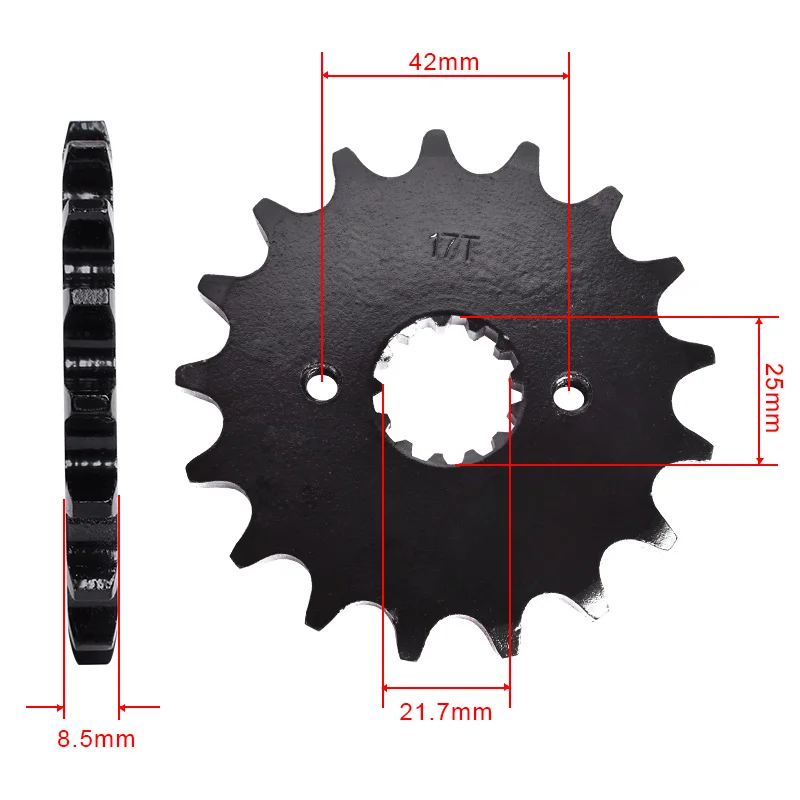 

530-17T 530 17 Tooth Front Sprocket Gear Wheel Cam For Suzuki GSX-R1100 GSXR1100 GSXR GSX-R 1100 GSX-R1100G GSXR1100G GSXR1100J