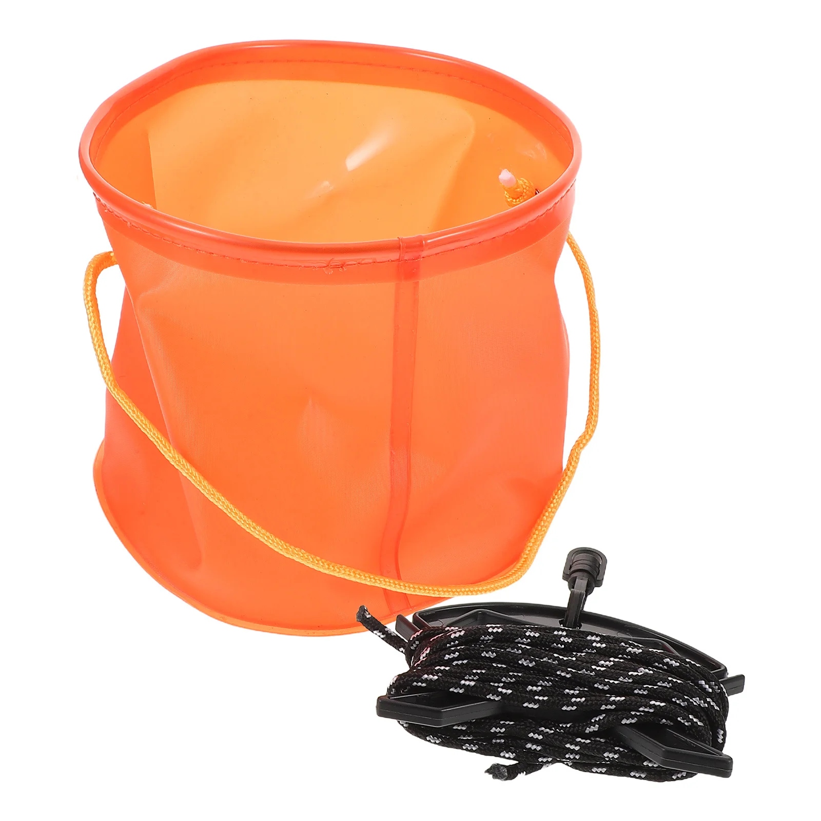 

Eva Portable Foldable Fishing Bucket Round Water Carrier Bait Storage Net Rope Handle Outdoor Camping Fishing Bucket