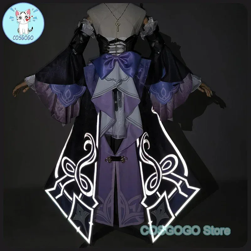 COSGOGO Herta 코스프레 게임 Honkai: 스타 레일 의상 가발 패션 달콤한 유니폼 드레스 할로윈 파티 역할 놀이 의류v;6'h,8;r