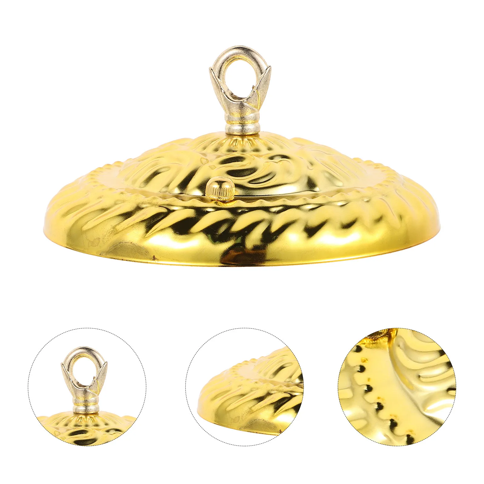 Versatile Ceiling Canopy Plate for Pendant Duty Hanging Lamp Canopy Embossed Design DIY Friendly Living Dining
