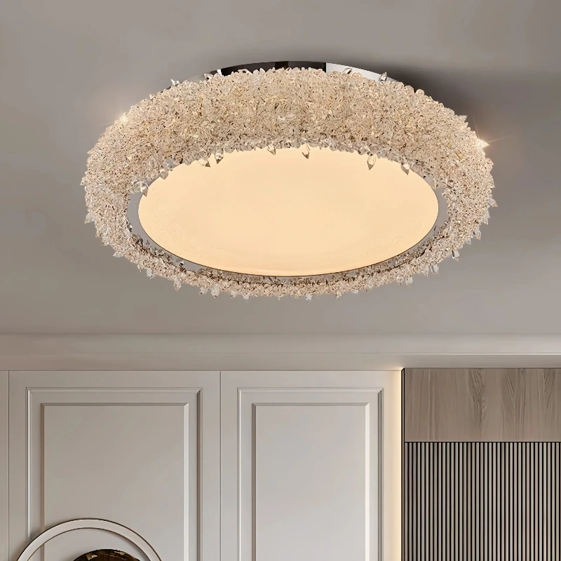 

Современная светодиодная потолочная лампа с кристаллами для гостиной, спальни, кухни, ванной комнаты, декоративные светильники для дома