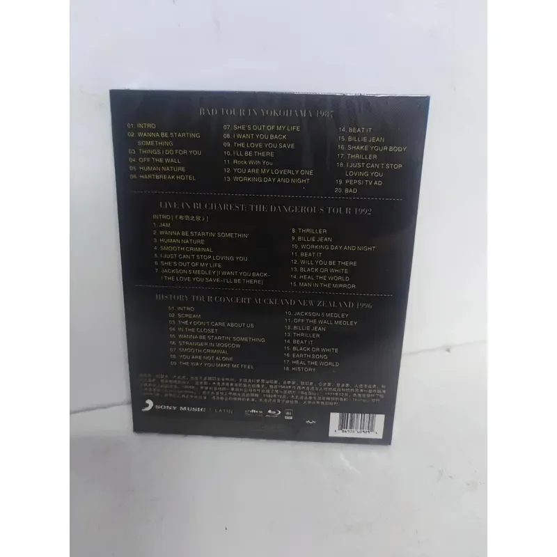 Blu-ray Michael Jackson Tour Concert Live Performance Video Disc Collection