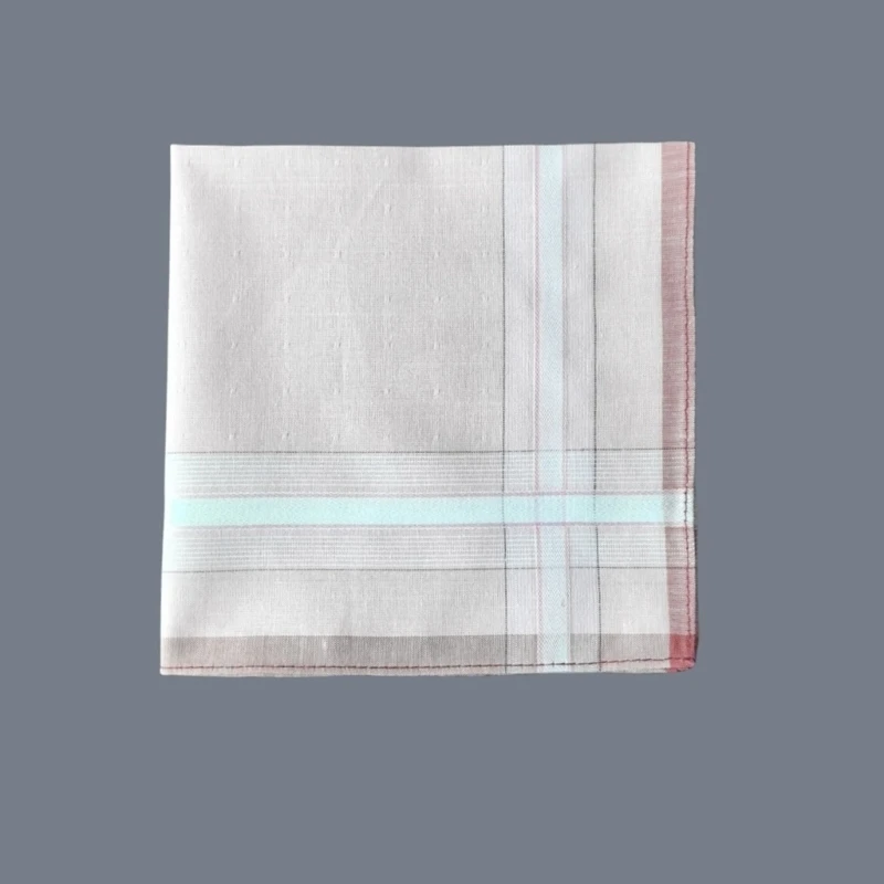 Square Bandanas Multiuse ผ้าเช็ดหน้า Pocket Hankie สำหรับผู้ใหญ่เช็ดเหงื่อ X4YC