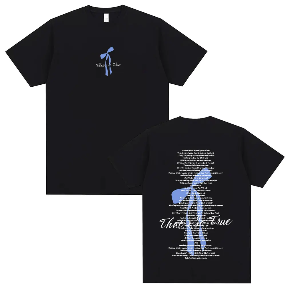 

Singer Gracie Abrams The Secret of Us T Shirts Men Women Fashion Oversized Streetwear Male Vintage Casual Soft Cotton T-shirt