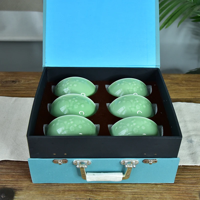 

Ronhuan Qini Rice Bowl Gift Box Cerc Small Bowl Paaging Box Traditional Chinese Dinnerware Set for Home And Par