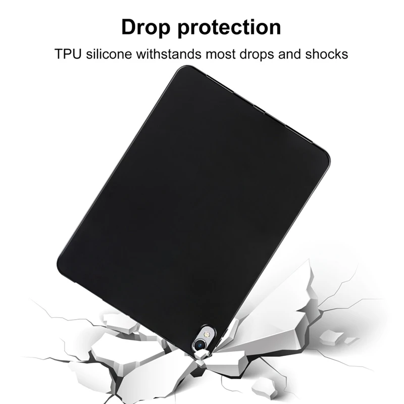 Protective Case For Xiaomi Redmi Pad SE 11 Flexible Bumper Black TPU Back Cover