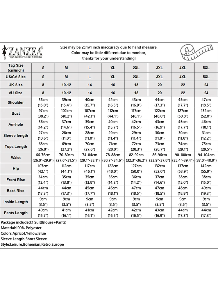 ZANZEA Elastic Waist Shorts Woman 2 Pieces Outfits Vacation Beach Casual Floral Print Short Sleeve Shirts 2025 Summer Short Sets
