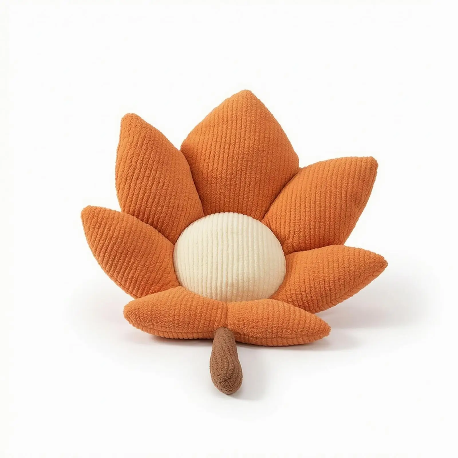 Maple Leaf Cushion Cozy Floor Cushion Large 75 Cm Decorative Pillow for Armchair Office Chair and Lounge Seating