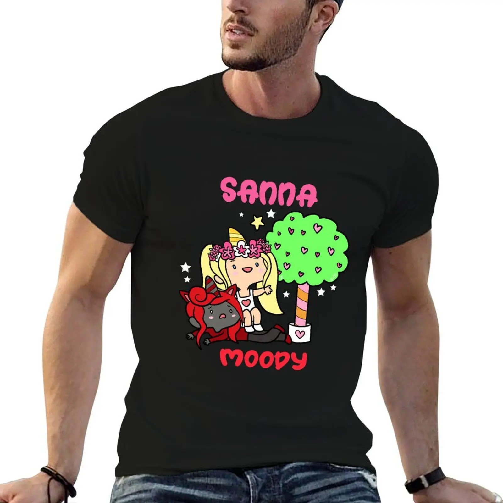 

Sanna and Moody Heart Tree T-Shirt t shirt for man 100 percent cotton t shirt personalised T-Shirt