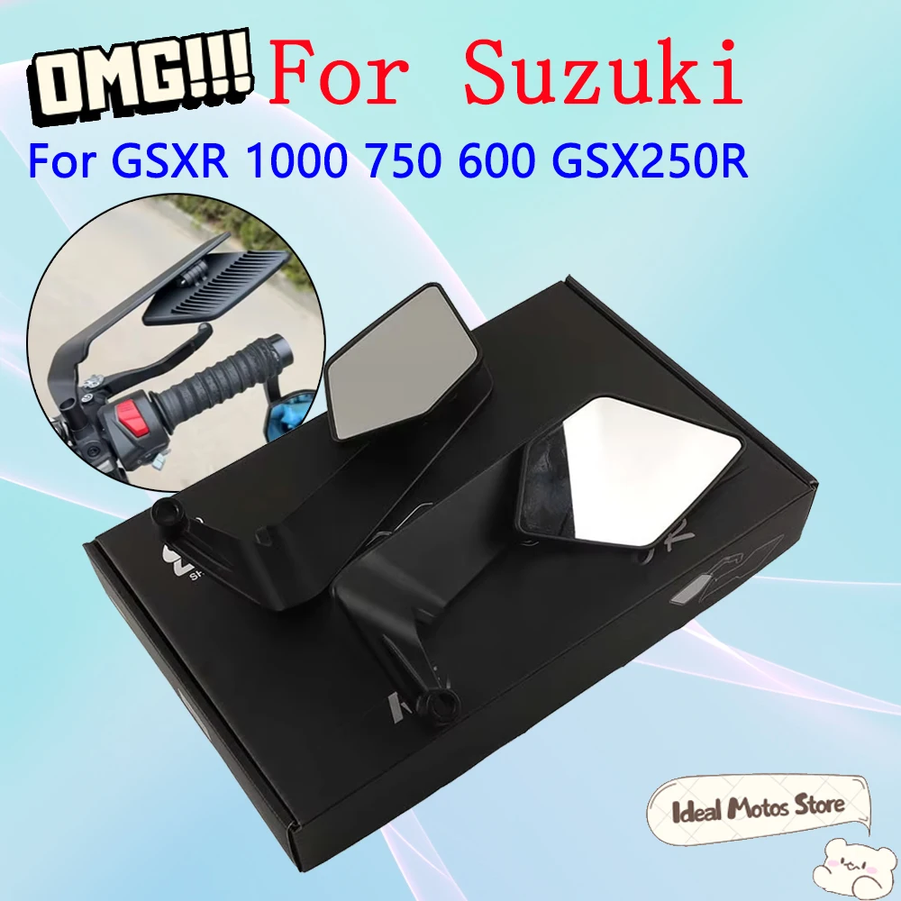 

Rearview Mirror Stealth Winglets Rotate Side Mirror For Suzuki GSX-R GSXR 1000 750 600 150 125 GSX250R Hayabusa 1300 Accessories