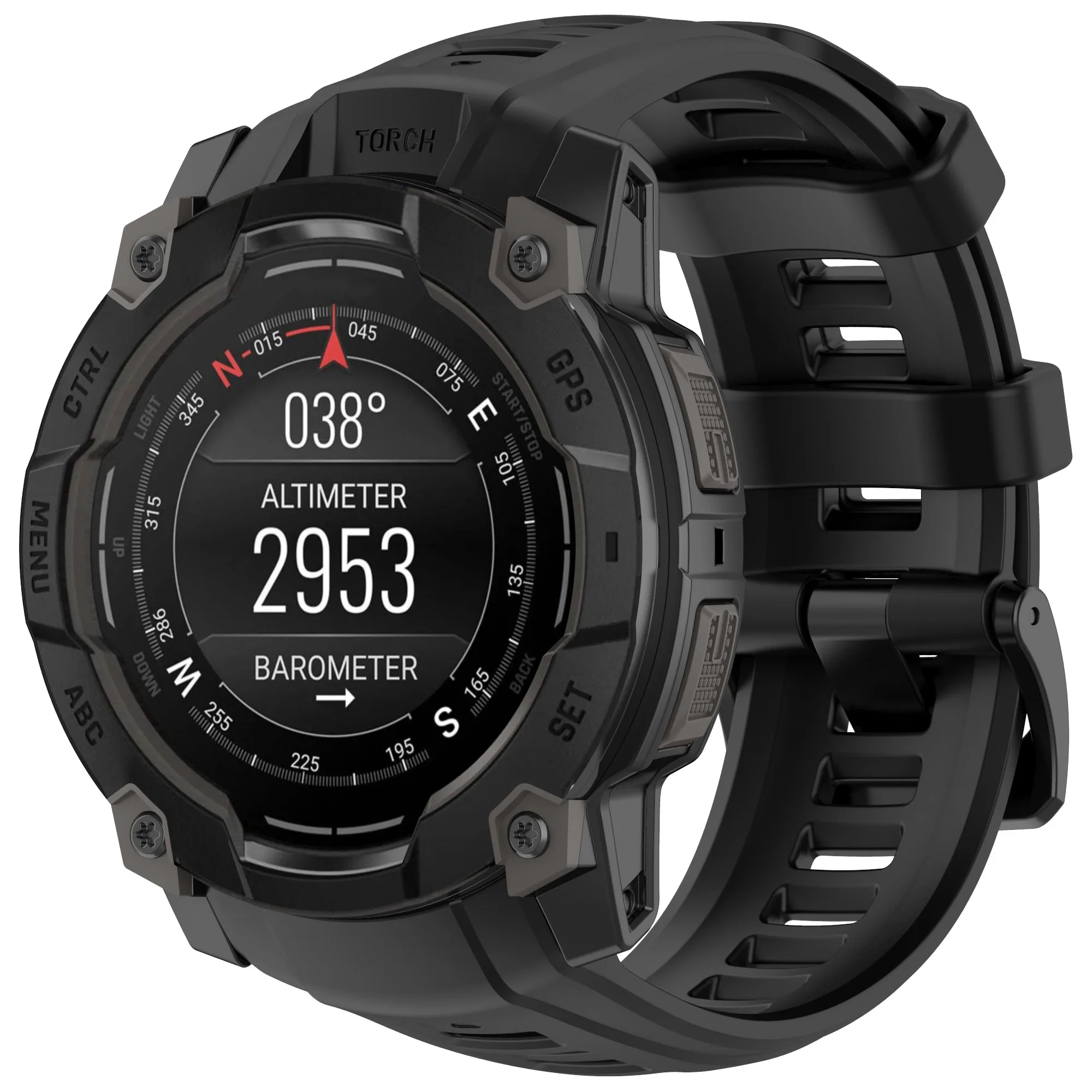 Official Silicone Strap for Garmin Instinct 3 Solar 50mm 45mm Bracelet Wristband Original Watch Band for Instinct 3 Amoled 50mm