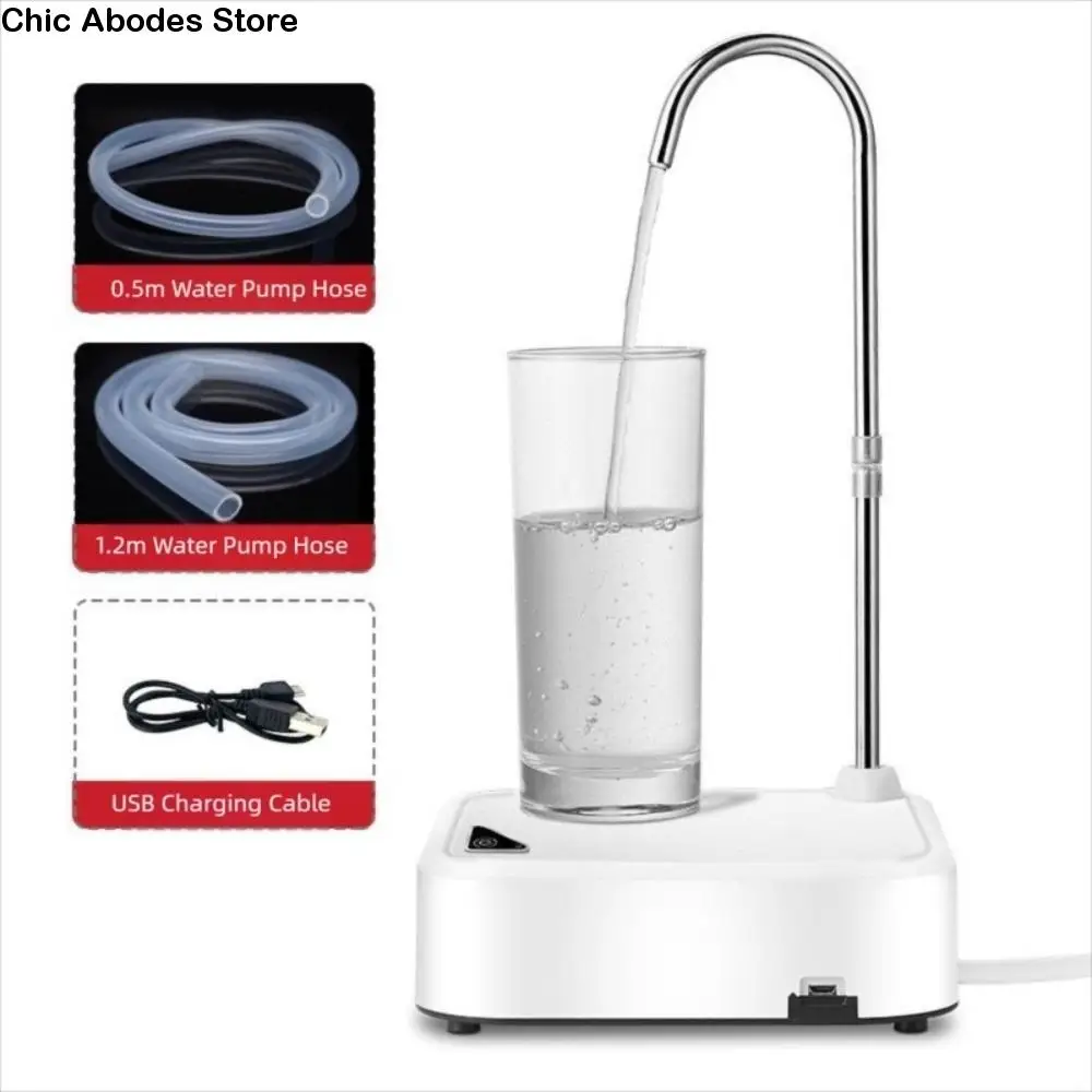 

Universal Automatic Water Dispenser Pump Low Noise USB Charging Portable Water Dispenser with Tube Drinking