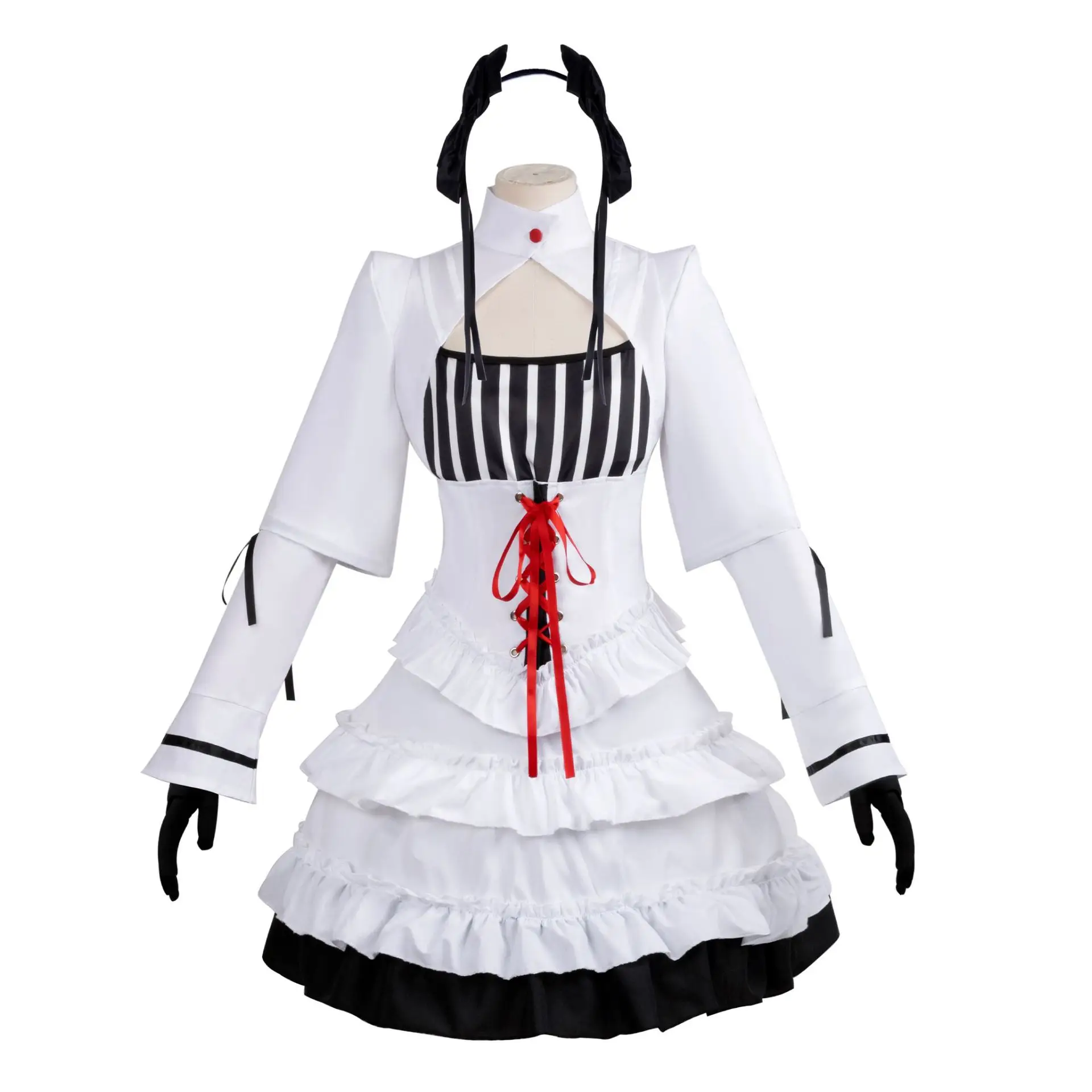 アニメ惣流・アスカ・ラングレーコスプレ衣装アスカゴシックドレス白ロリータスーツメイド制服ハロウィンパーティー衣装女の子のための