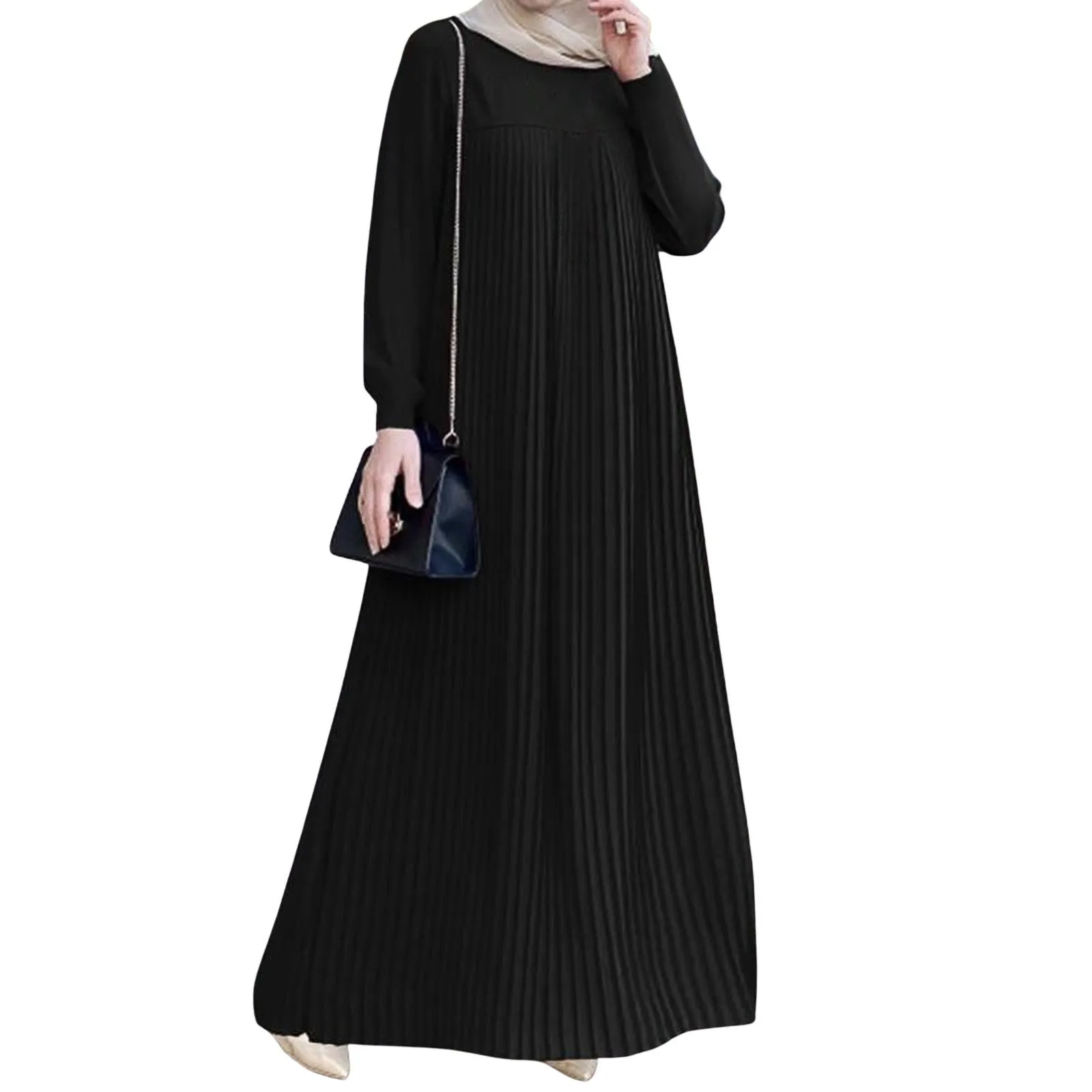 2025 แฟชั่นมุสลิมชุดผู้หญิง Tukey Abaya Robe แขนยาว Maxi Sundress Vestido ดูไบ Kaftan เสื้อผ้าอิสลาม OVERSIZE