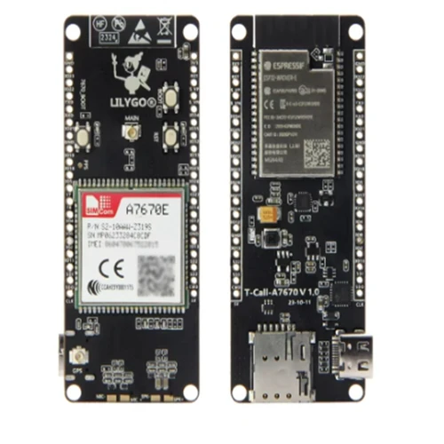 T-Call Entwicklungs 보드, A7670, 4g, 2g, Esp32, a7670e, lte, gsm, Mobilfunk, netz, ESP32-WROVER-E, WLAN, 블루투스, Funkmodule 