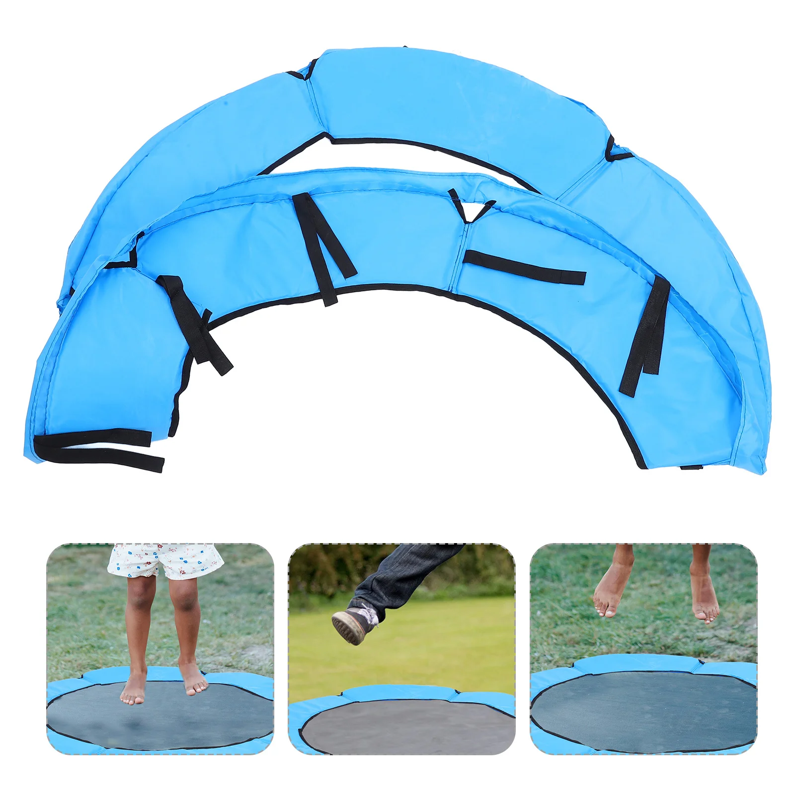 Trampolin-Schutzpolster, Oxford-Tuch, verschleißfeste Federabdeckung für Zuhause, Outdoor, Springen, Sicherheitsrahmen, Ersatzmatte