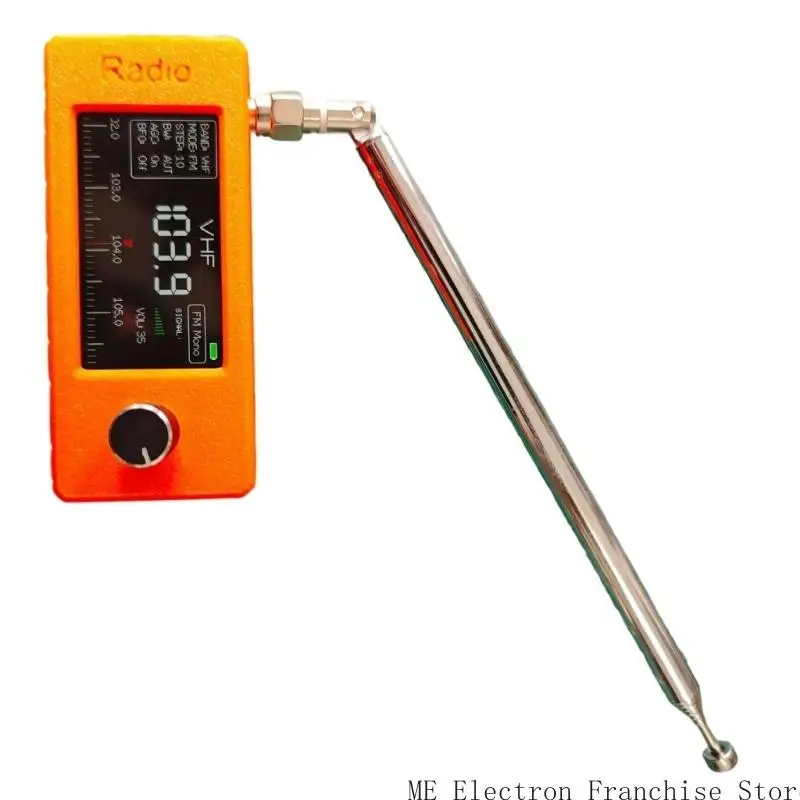 T5EA SI4732 MINI Radio Receiver Portable Shortwave Radio USB FM Full Band Radio مع حجم جيب الهوائيات