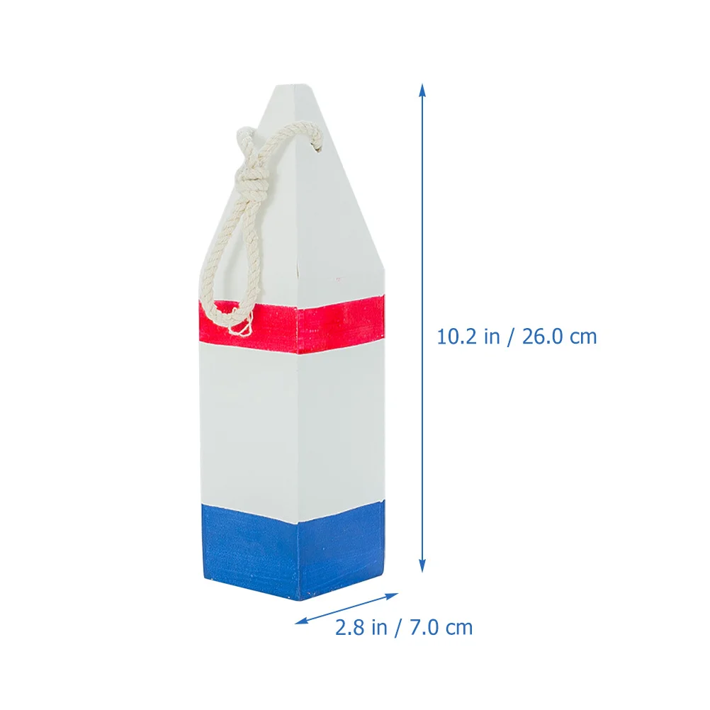 

Red Mediterranean Style Buoy Ornament Wall Pendant Decor Safe Creative Design for Home Party Beach Restaurant