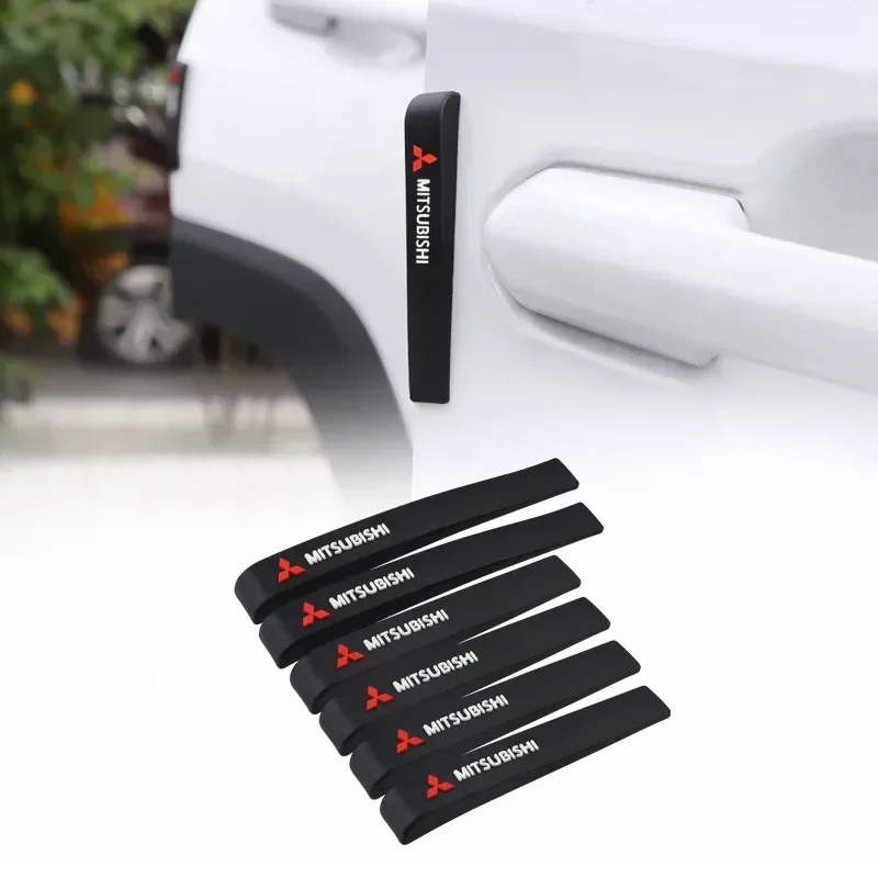 

6PCS Car Door Edge Sticker Rearview Mirror Strip for Mitsubishi Lancer ASX Mirage Attrage Xpander L200 Outlander Accessories