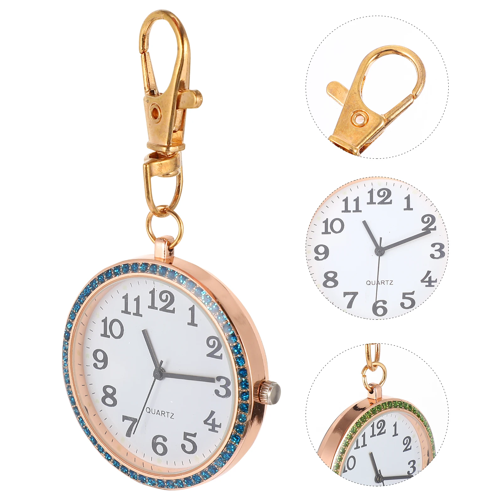 Детский брелок для ключей, подвесной стол для медсестры, детские подарки, детские карманные часы, кошелек, женский зажим из цинкового сплава