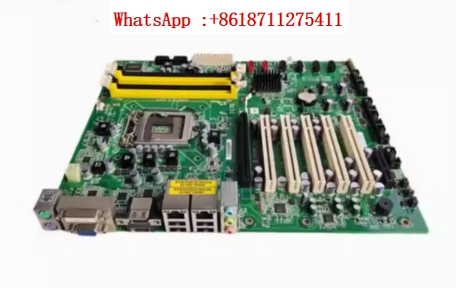 M-342 multi-serial H61 main board Dual network port 5PCI industrial computer main board