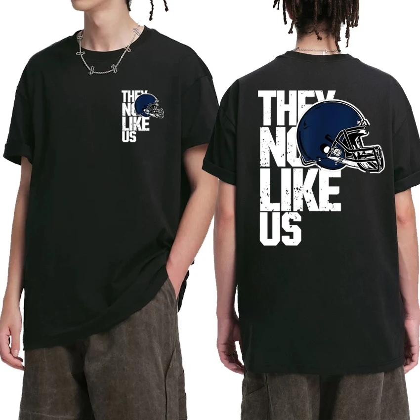 

Hot Rapper Kendrick Lamar They Not Like Us Football Helmet Graphic T shirt Men Women short sleeve T-shirts Unisex Cotton Tops