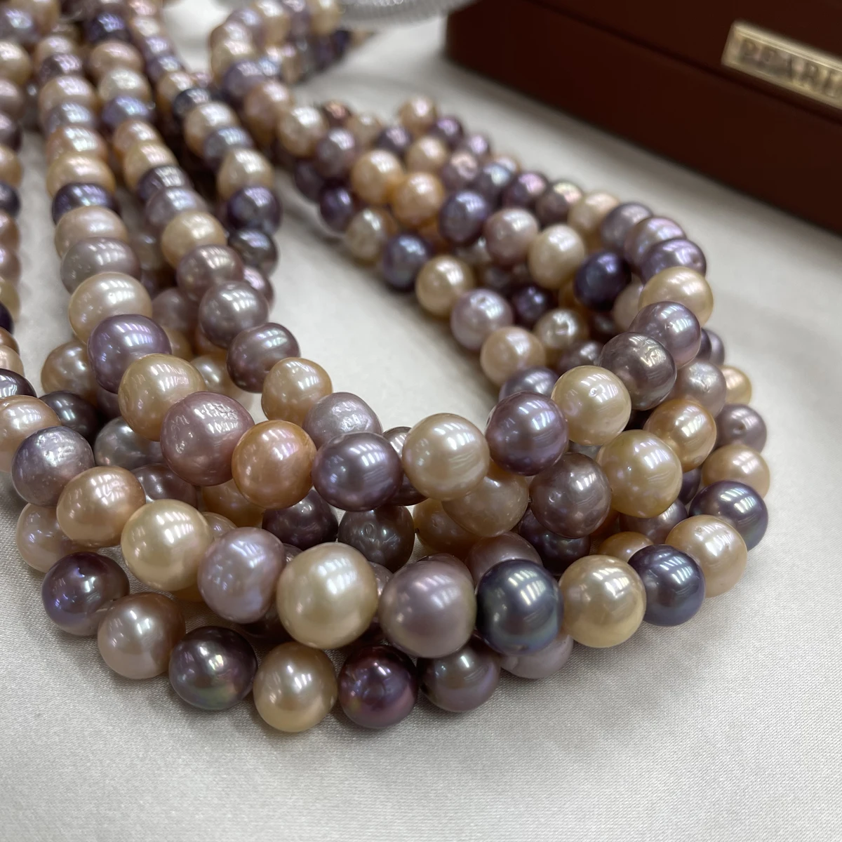 

11-12mm Near-Round Mixed Colors Natural Freshwater Pearl for Jewelry Make DIY Necklace Earrings Bracelet Accessory Women Gift
