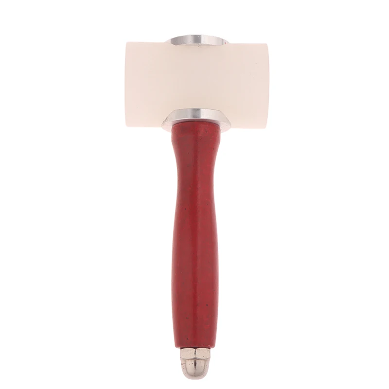 （Summer6）1 Pc Leather Carving Craft Hammer Tool Kit Cowhide Punch Cutting Sewing DIY Tools Hammer Leather Punch Tools