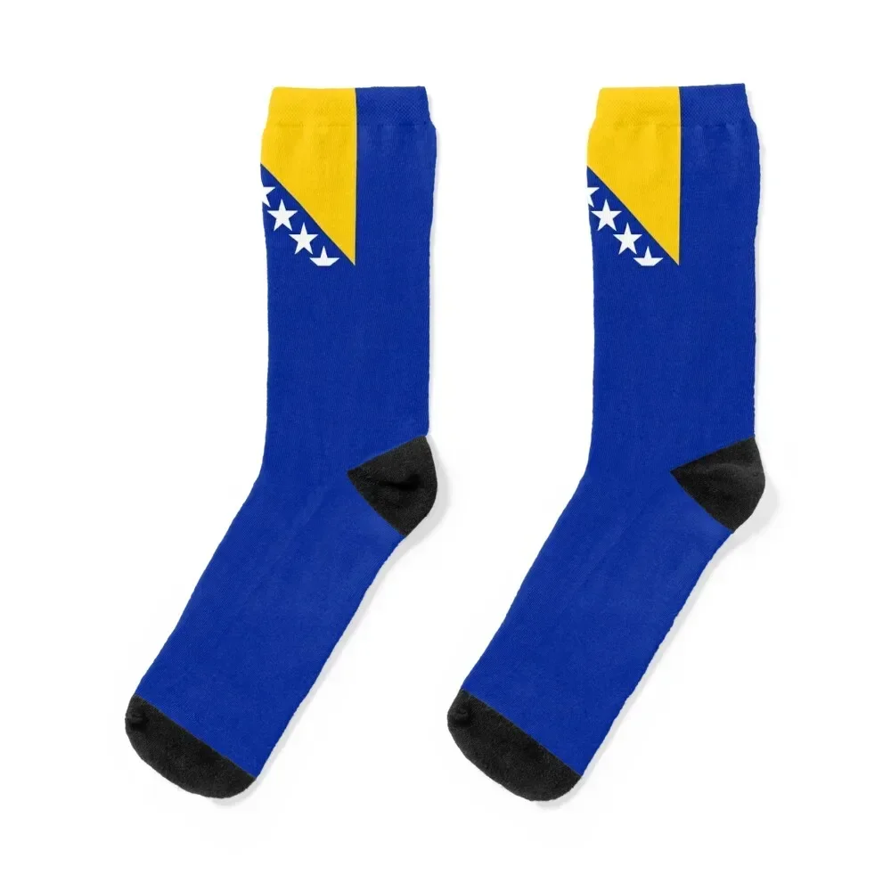 

Flag of Bosnia and Herzegovina Socks designer brand snow winter gifts short Socks Woman Men's