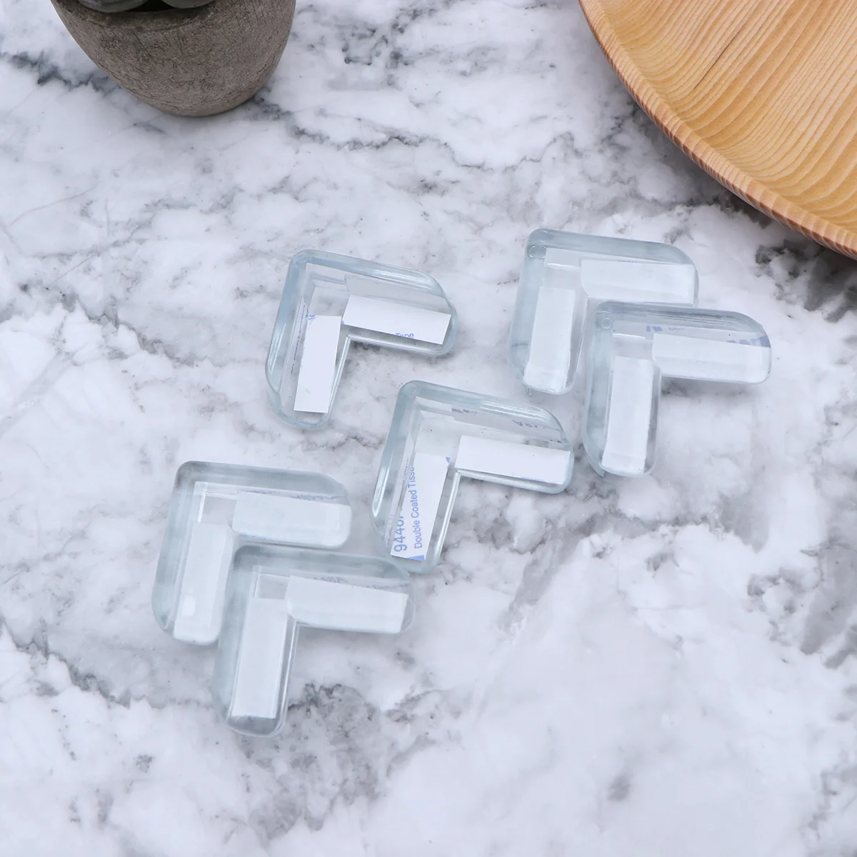 12 قطعة حراس ركن سلامة الطفل L-شكل طبقة مزدوجة بولي كلوريد الفينيل المضادة للتصادم حامي لجدول السرير خزانة الكتب درج أثاث الأطفال