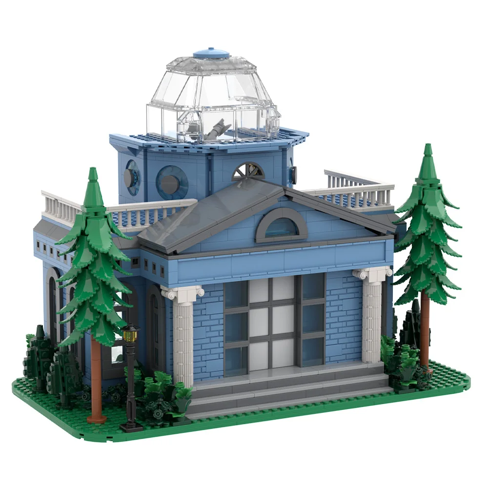

Gobricks MOC Simpsoned Anime Art Museum Building Block Model Simpsoned Art Museum Architecture Street View Bricks Toys Kids Gift